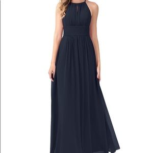 Azazie Bonnie Dark Navy Bridesmaid Dress